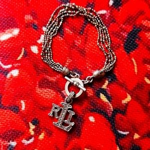 EUC Ralph Lauren Silver Toggle Bracelet